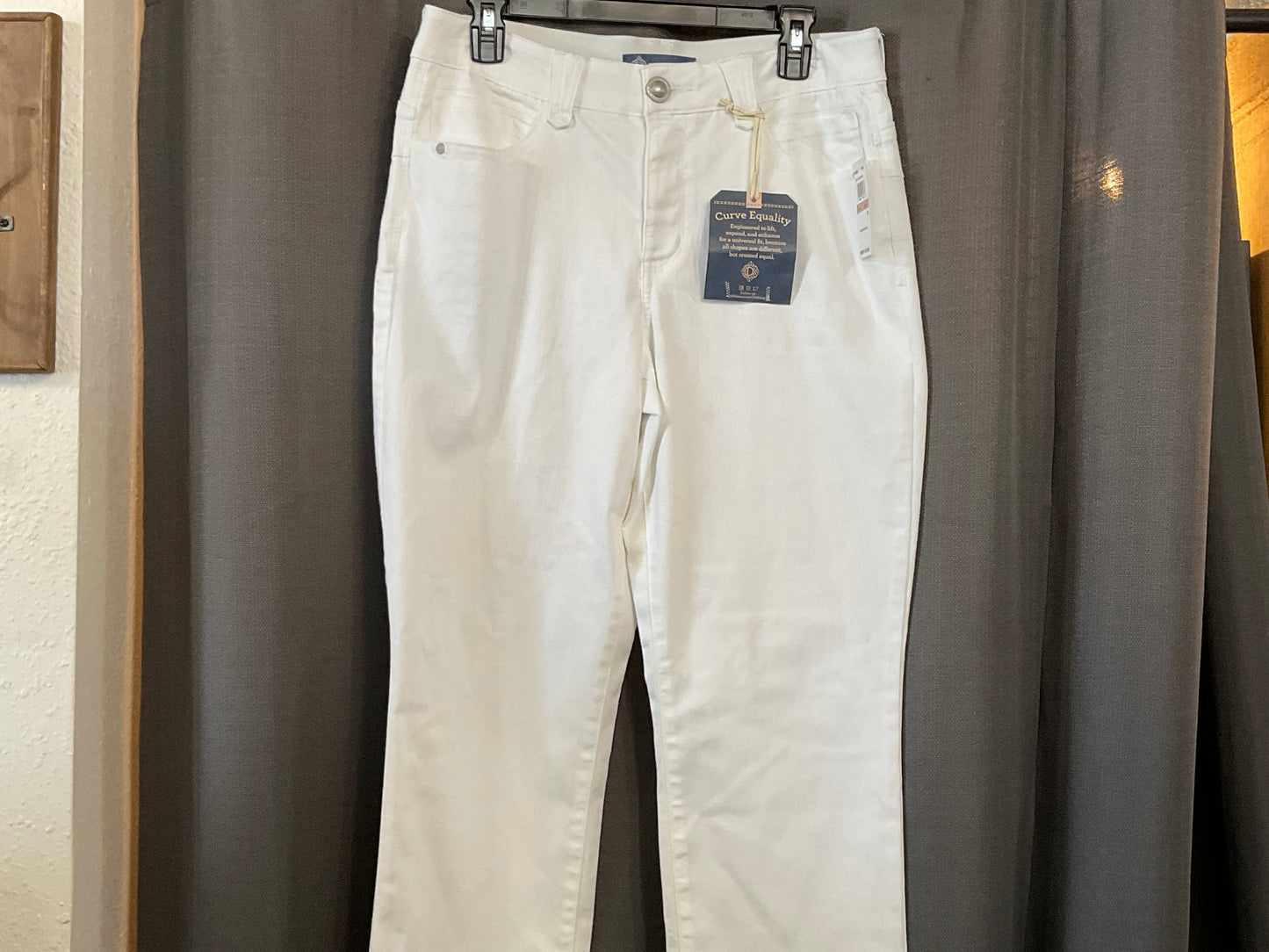 Democracy (petite) “Ab” solution white jeans