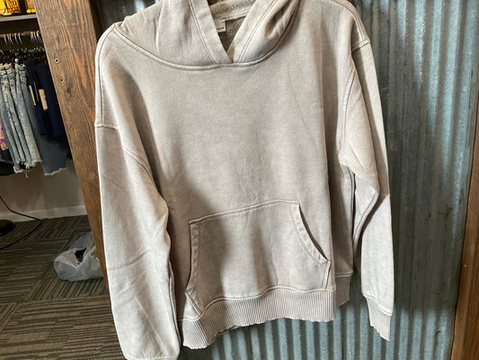 Fleece Acid Wash Kangaroo Pocket Hoodie
