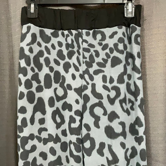 Gray Leopard Print Pants